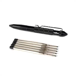 Glass Breaking Aluminum Tactical Pen - Black thumbnail 2