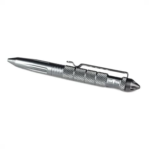 Glass Breaking Aluminum Tactical Pen - Gray